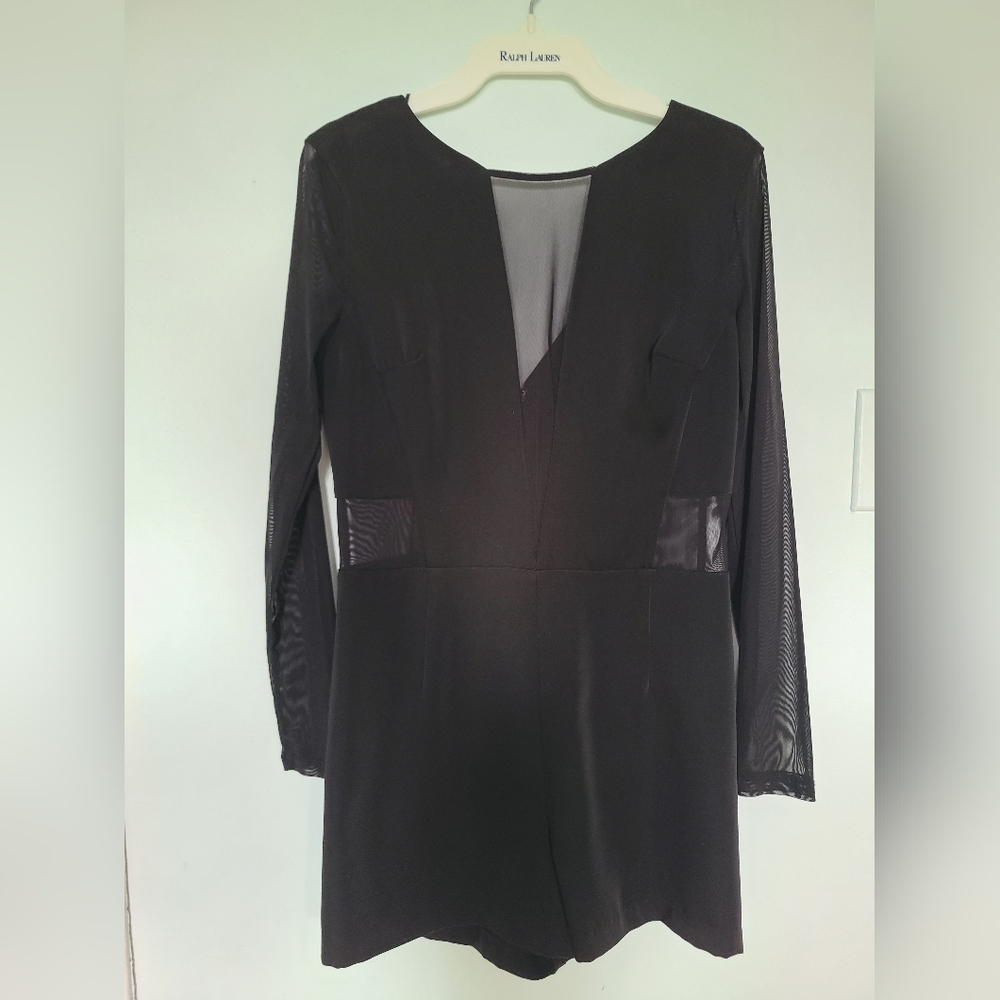 ⚡️SOLD⚡️Deep-V mesh romper